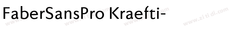 FaberSansPro Kraefti字体转换